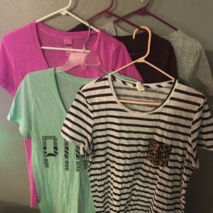 Victoria’s Secret t-shirts all in size large